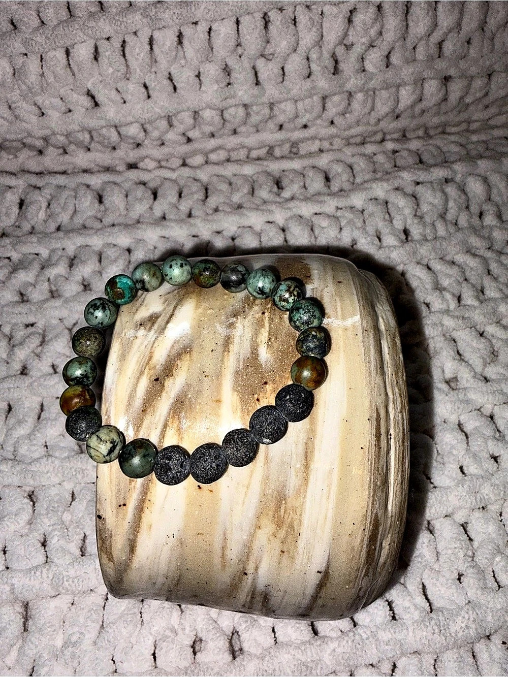 Lava rock bracelet